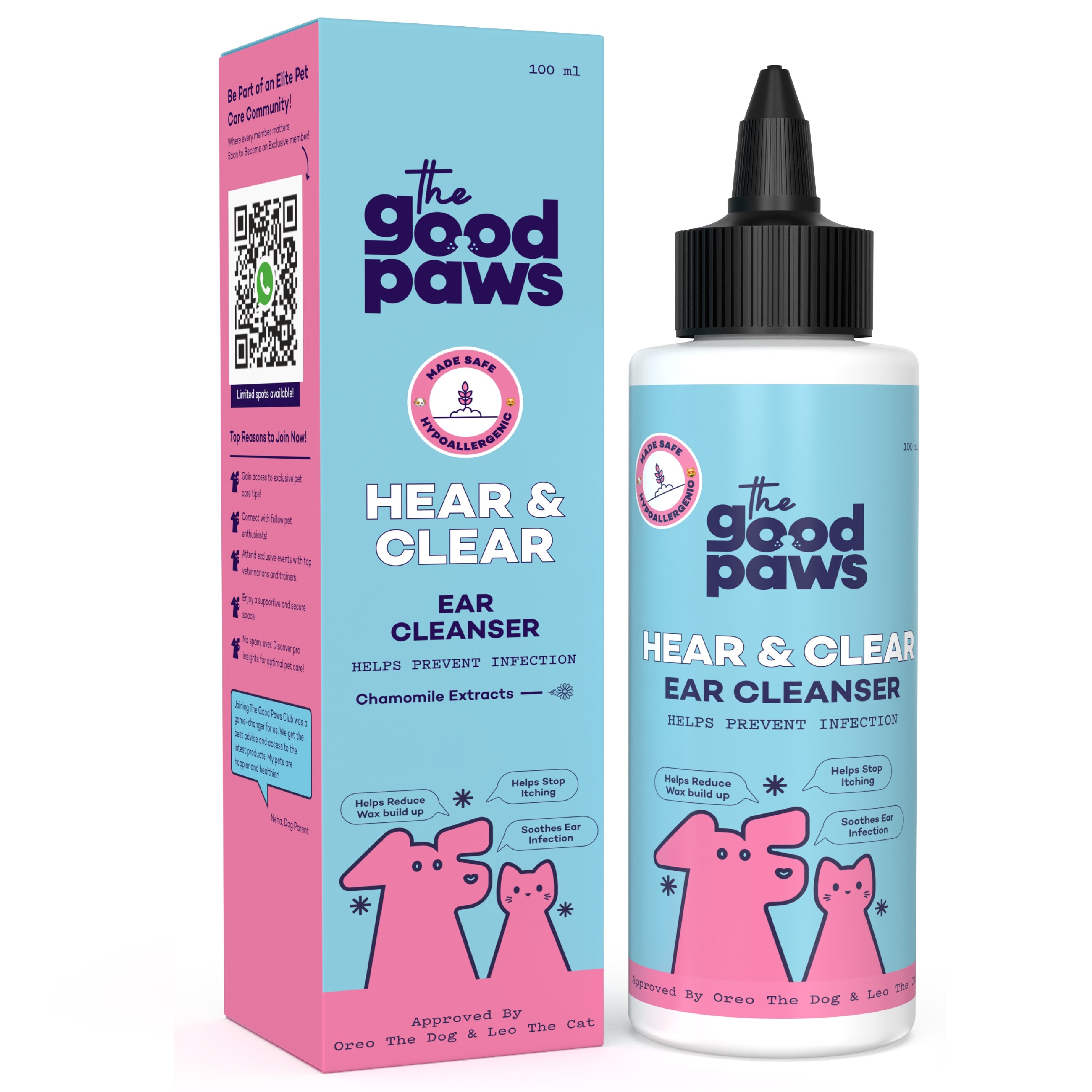 Hear & Clear Ear Cleanser, Helps Prevent Infection
