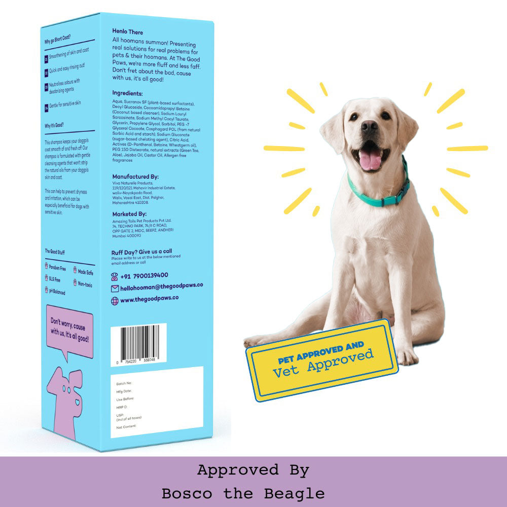 Fressssh Af Short Coat Dog Shampoo for Beagle, Coat Cleanser