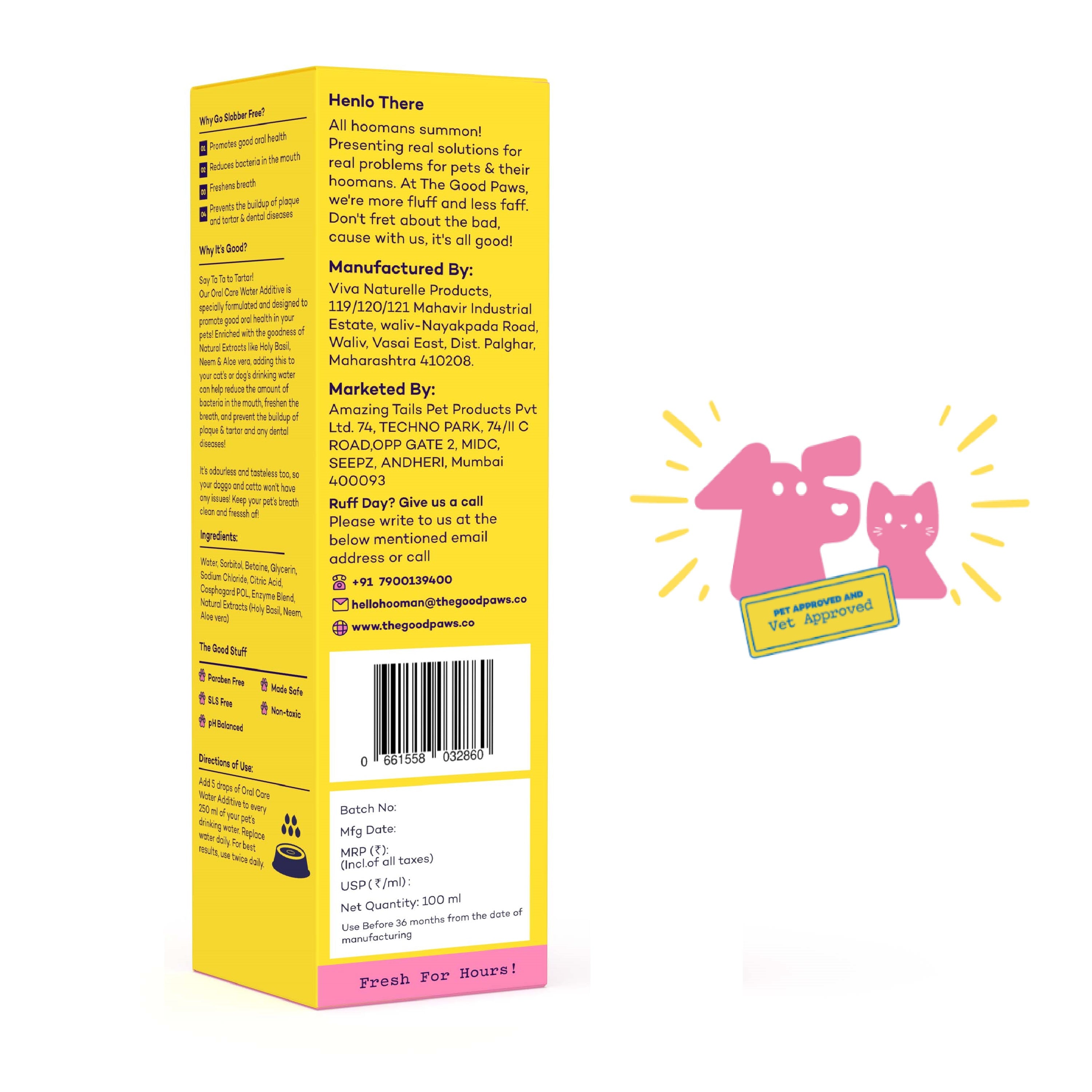 TA TA TARTAR DENTAL CARE WATER ADDITIVE